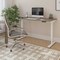 Bestar Bestar Viva 60W x 30D Electric Standing Desk in walnut grey 19867-000035 - alternate 4